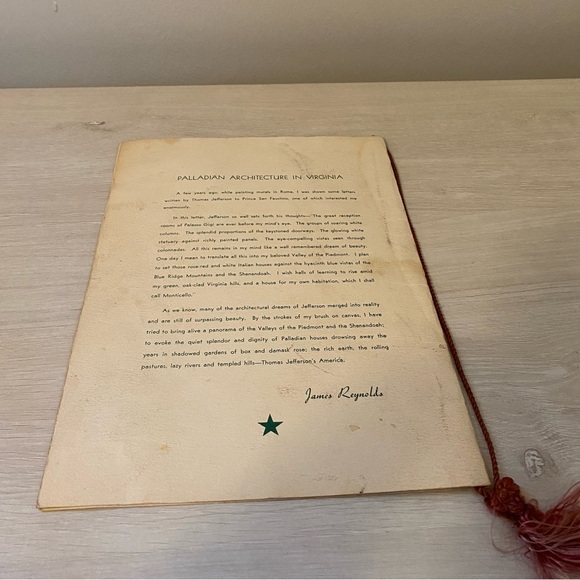 The Shoreham’s Palladian Room Menu Washington DC Vintage 1940-1950 Acceptable - Picture 4 of 9